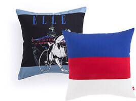 ELLE法式時尚插畫抱枕產品圖