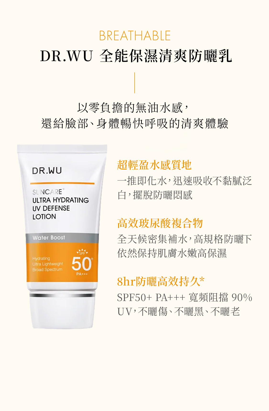 DR.WU 全能保濕清爽防曬乳